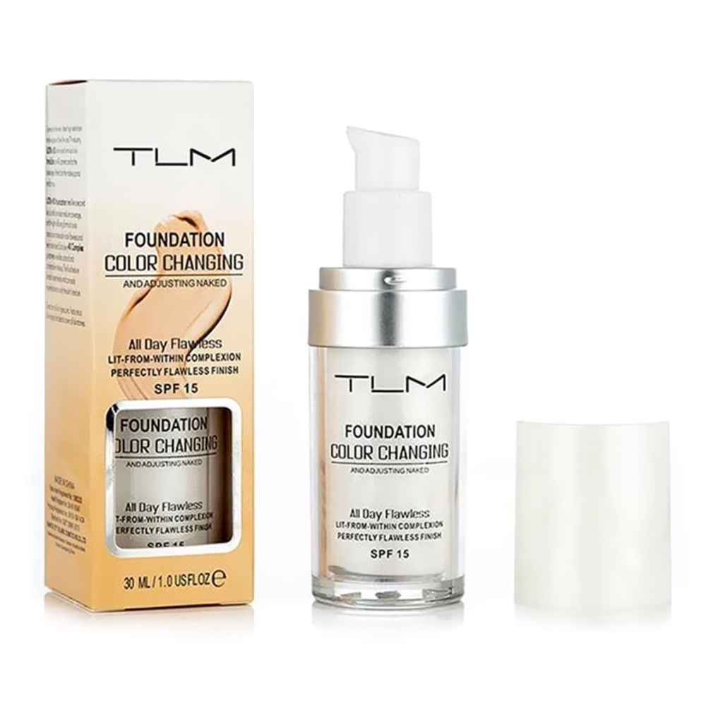 TLM Color Changing Foundation, SPF 15, 30 ml, NIB, MSRP $35